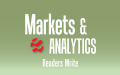 Markets & Analytics: Readers Write