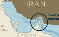 Strait of Hormuz map