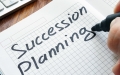 Succession Planning written on paper