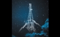 drilling rig in clouds