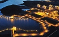 LNG berth at night  