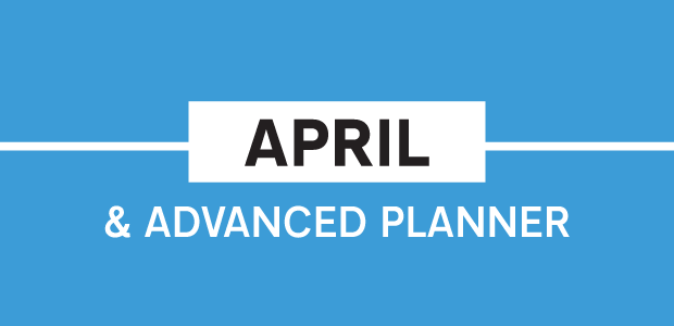April & Advanced Planner