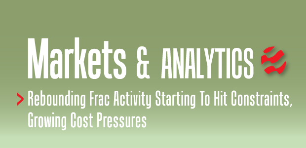 Markets & Analytics: Rebounding Frac Activity Starting To Hit Constraints, Growing Cost Pressures