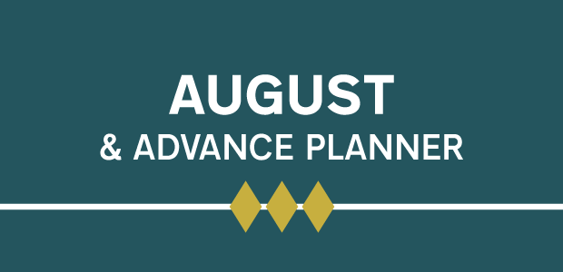 August & Advance Planner 