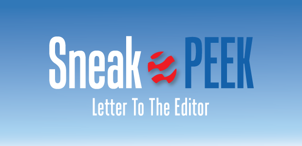 Sneak Peek: Letter To The Editor