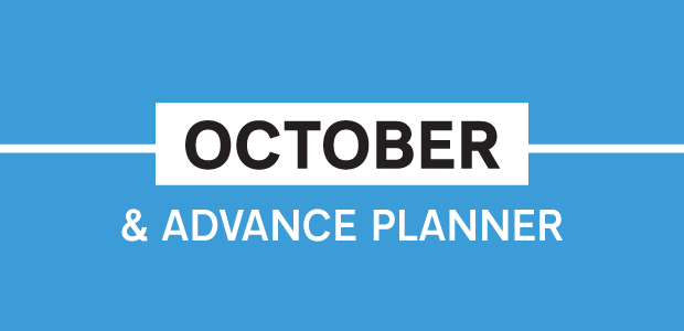 October & Advance Planner