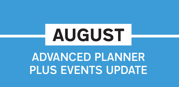 August & Advanced Planner