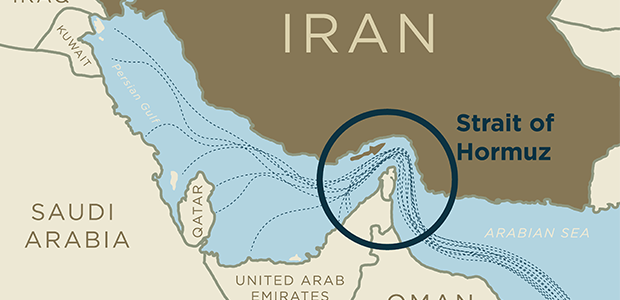 Strait of Hormuz map
