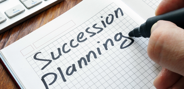 Succession Planning written on paper