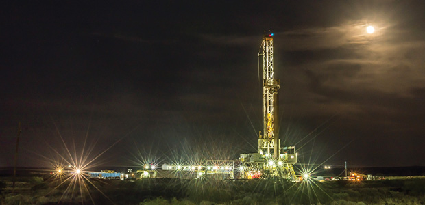 Rig at night